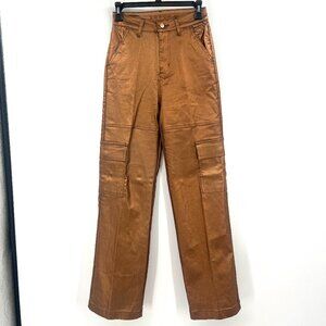Kosch Wide Leg Bronze Cargo Pants Women's Size 5
